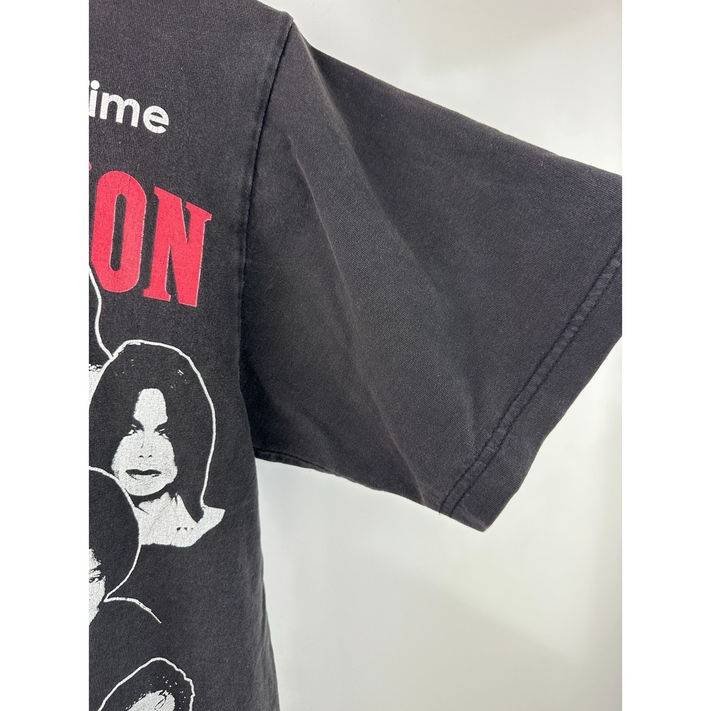 MICHAEL JACKSON T-Shirt M GRIFFIN Brand Black Cotton RIP Distressed Flawed *Read - Picture 4 of 13
